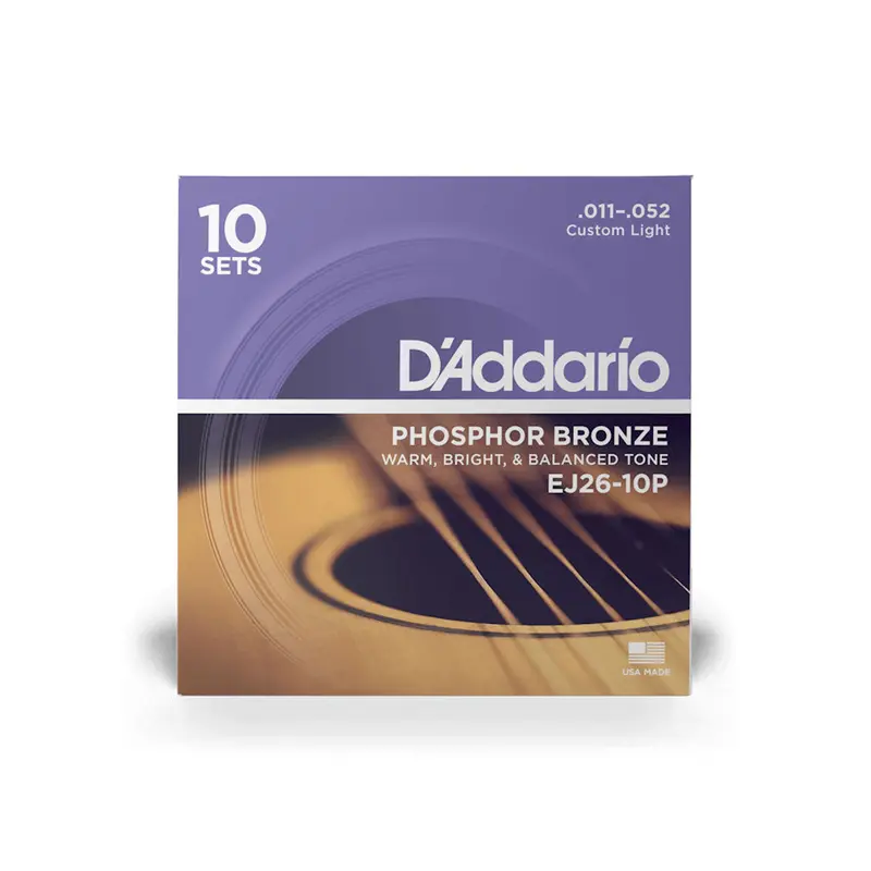 D'Addario Propack Phosphor Bronze 11-52
