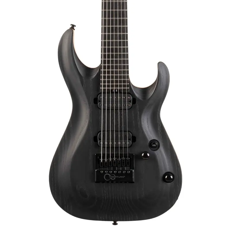 Cort KX707 Evertune 7 String Open Pore Black with Bag