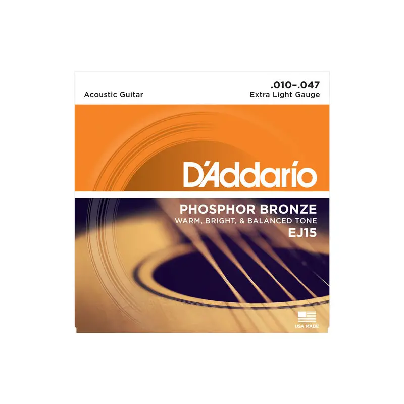 D'Addario EJ15 Phosphor Bronze 10-47