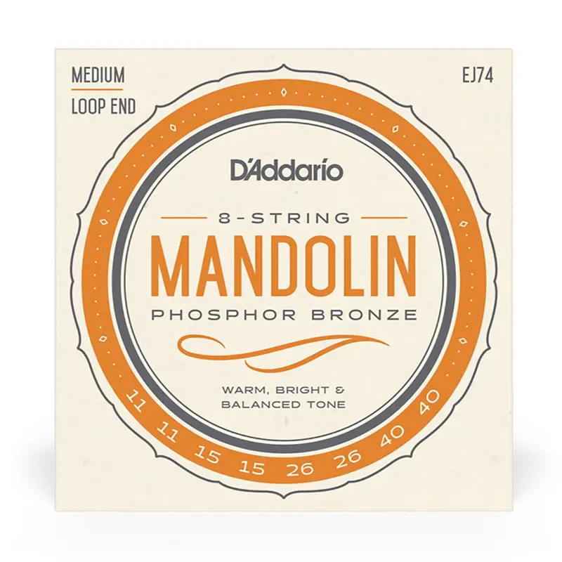 D'Addario - EJ74 - Mandolin Strings Medium 11-40 - Mandolin Strings