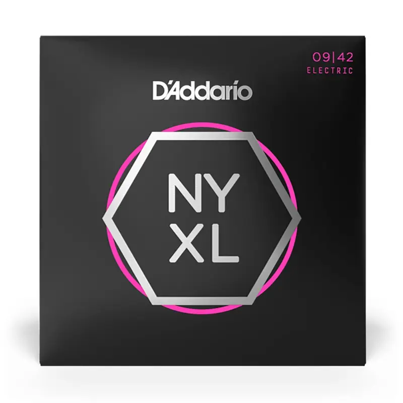 D'Addario - NYXL0942 - NYXL 09-42 Nickel Wound Electric Guitars Strings, Super Light - Electric Guitar Strings