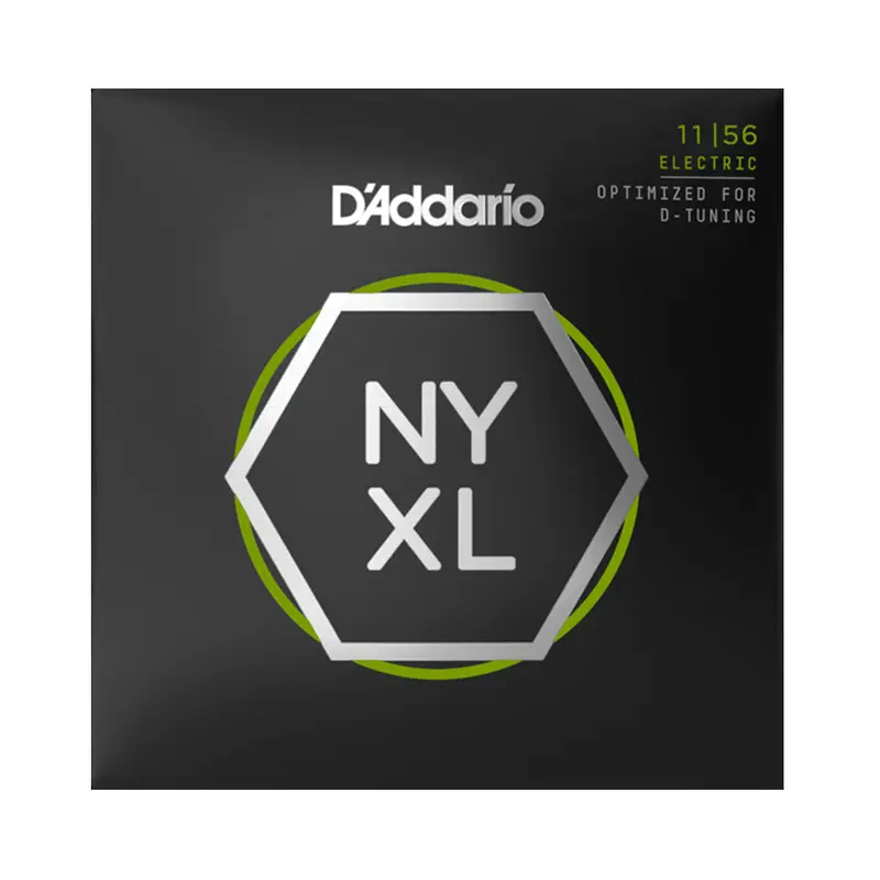 D'Addario - NYXL1156 - NYXL 11-56 Nickel Wound Electric Guitars Strings, Medium Top / Extra Heavy Bottom Set - Electric Guitar Strings