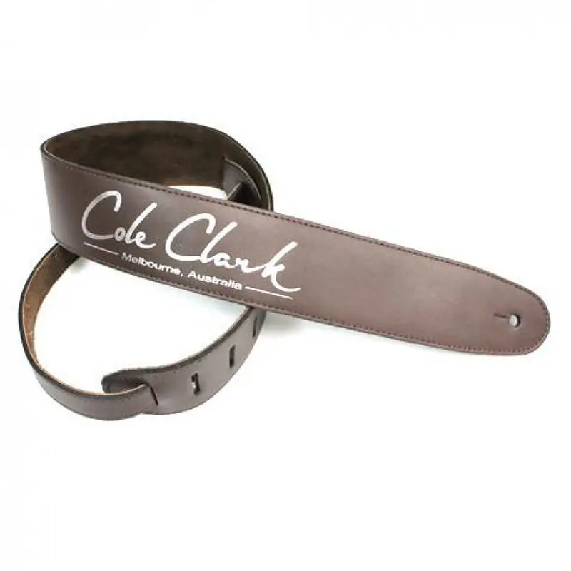 Cole Clark - Leather Guitar Strap - Saddle Brown | Guitar Straps | STRAP-L-SADDLE