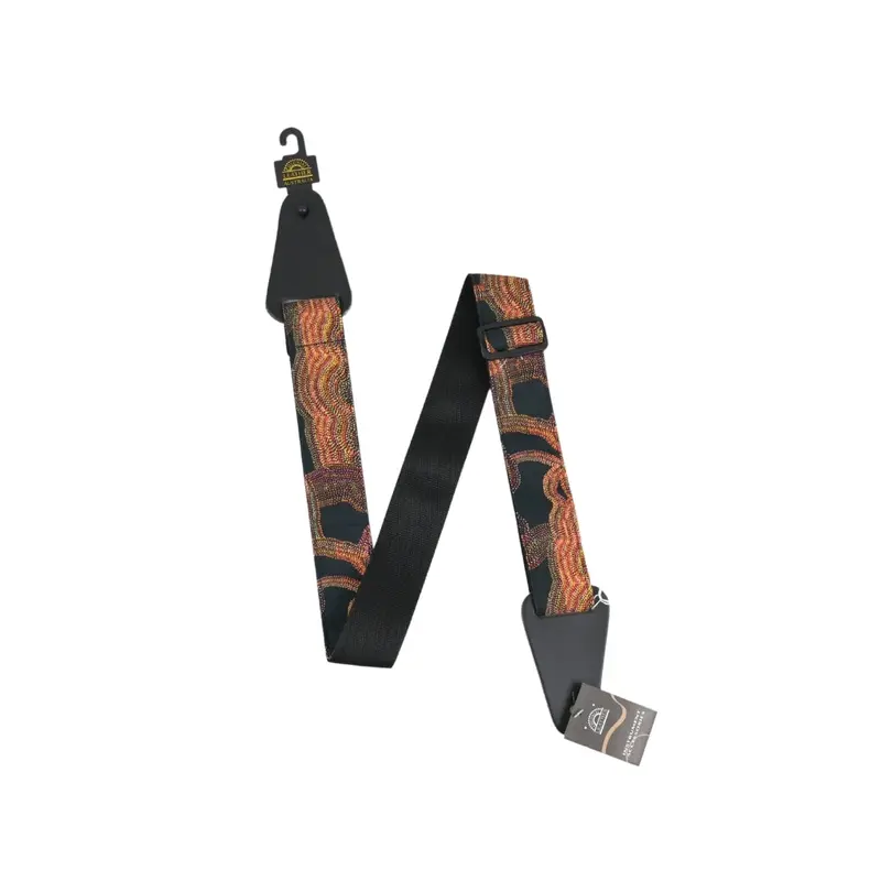 Colonial Leather - Aboriginal Art Rag Strap - Mina Jukurrpa Dreaming