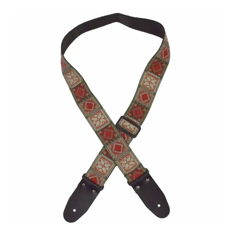 Colonial Leather - Jacquard Rag Strap - Rust