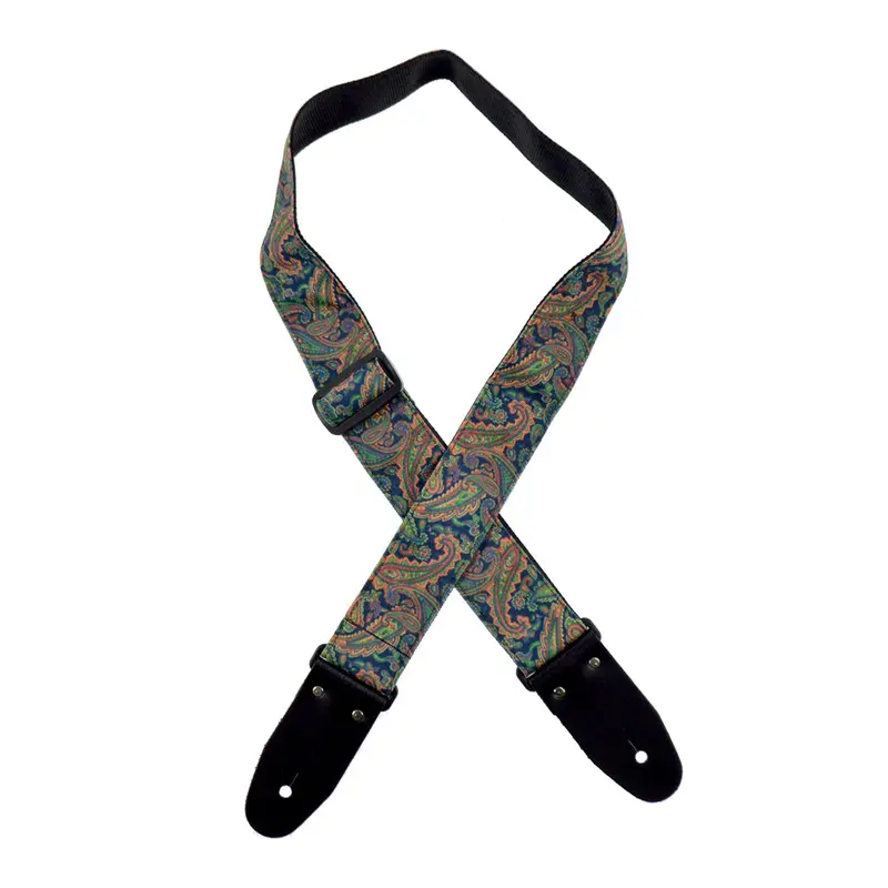 Colonial Leather - Paisley Rag Strap - Green