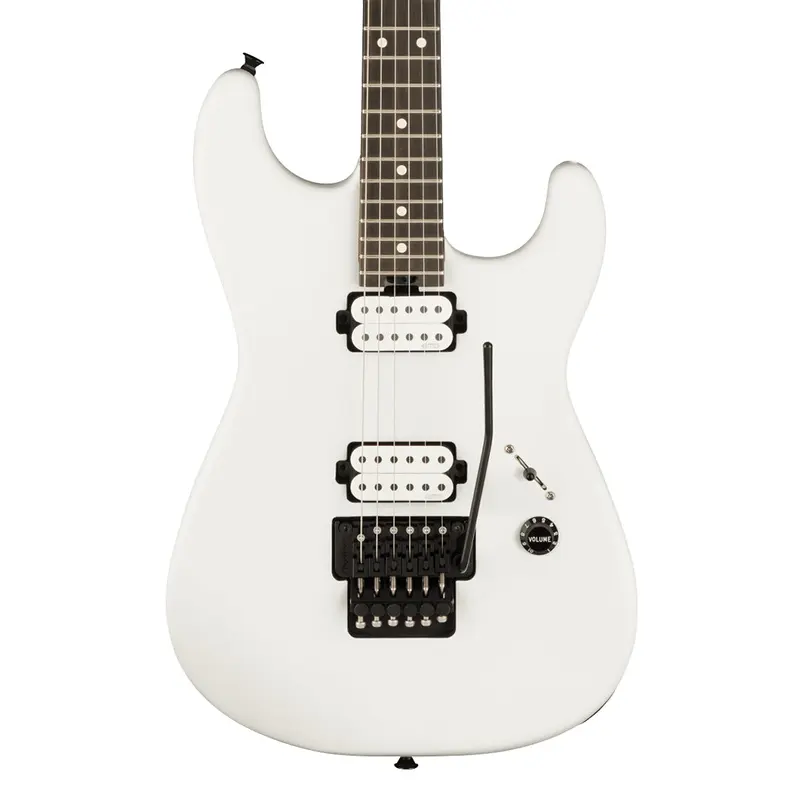 Charvel Jim Root Signature Pro-Mod San Dimas Style 1 HH FR E, Ebony Fingerboard - Satin White