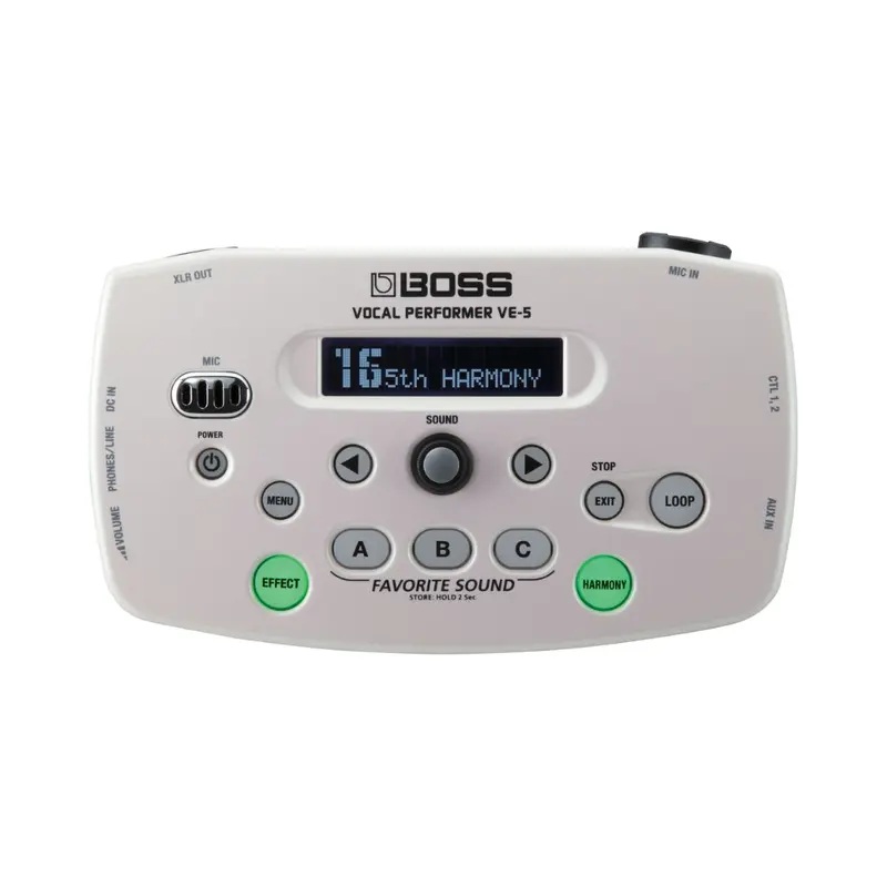 Boss VE-5 Vocal Performer - White