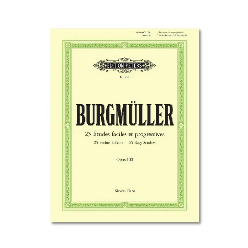 Burgmuller: 25 Easy & Progressive Studies Op. 100