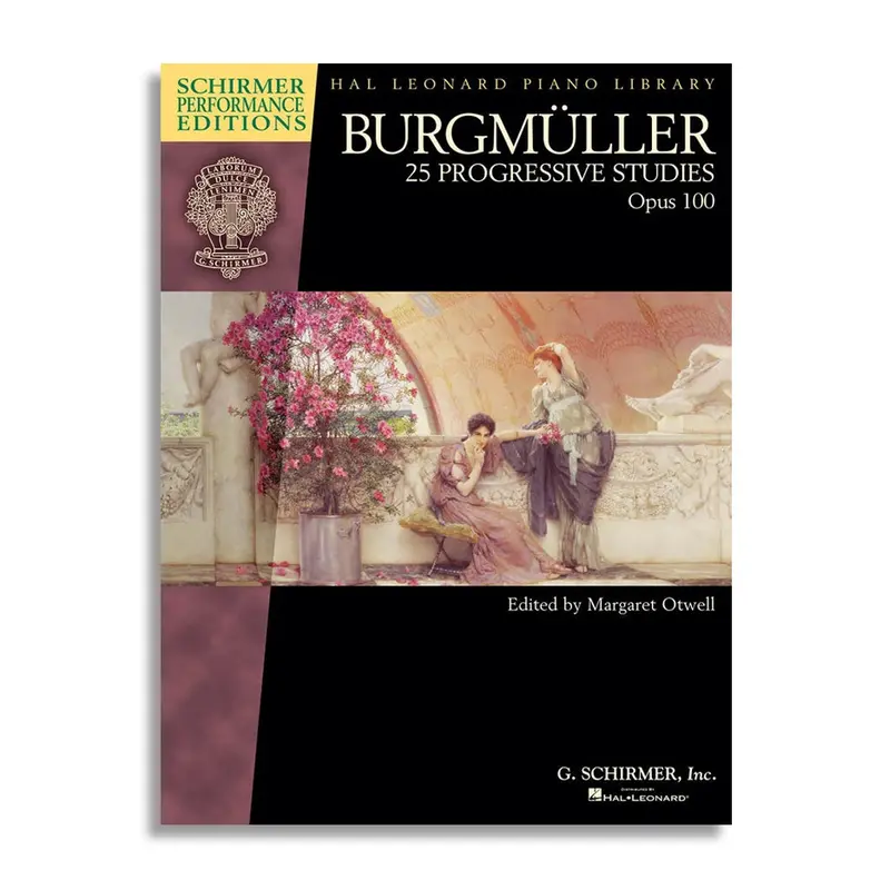 Burgmuller - 25 Progressive Studies OP 100 Book only Schirmer Performance Editions