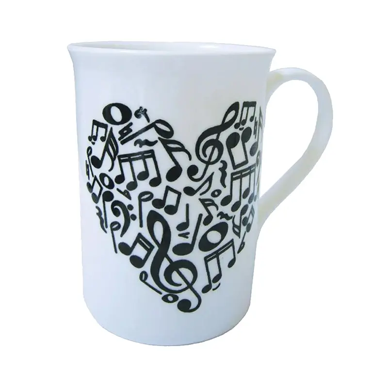 Bone China Mug - Heart of Notes