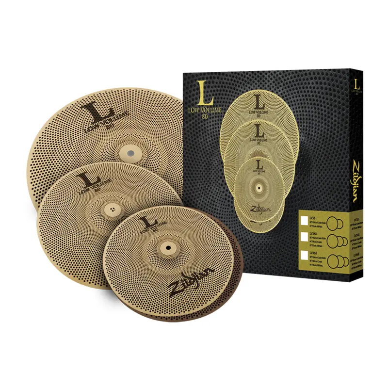 Zildjian L80 Low Volume Cymbal Pack - 14" 16" 18"