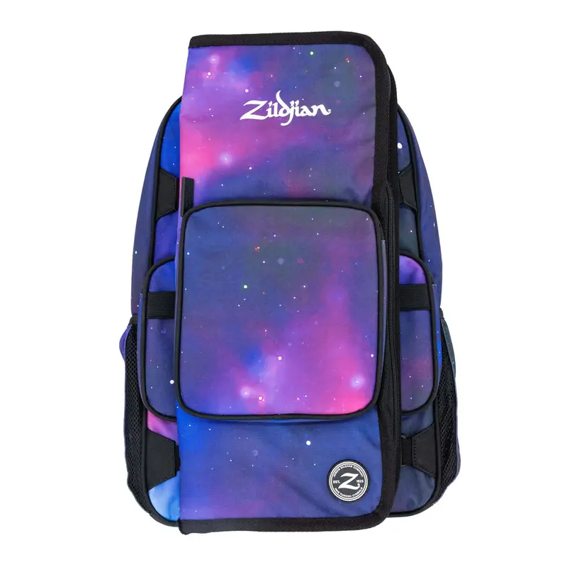 Zildjian Student Backpack w/Detachable Stick Bag - Purple Galaxy