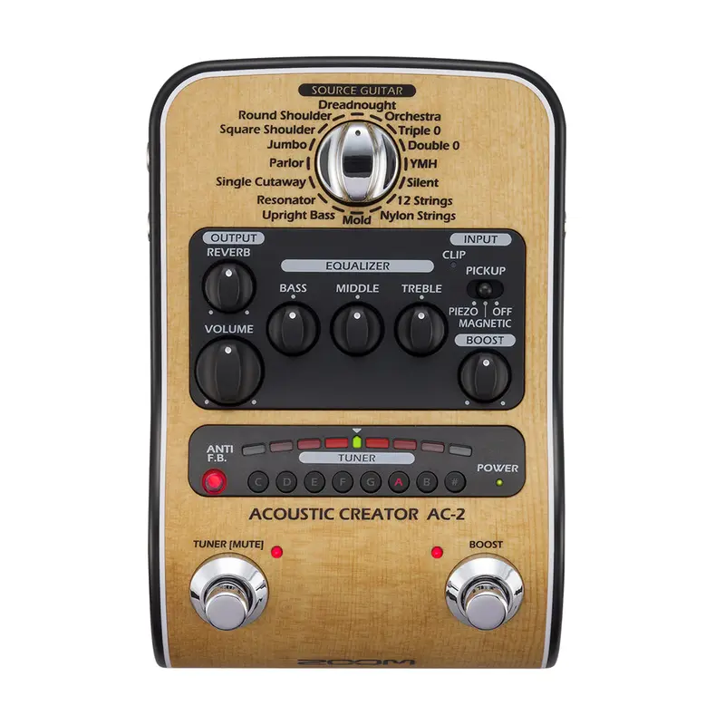 Zoom AC-2 Acoustic Creator Effects and Amp Simulator