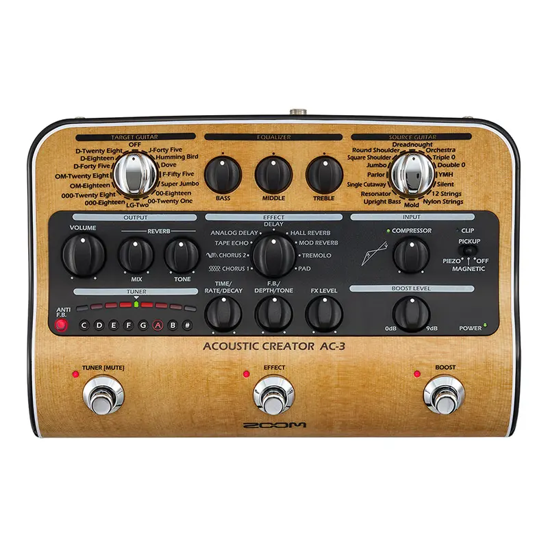 Zoom AC-3 Acoustic Creator Effects and Amp Simulator