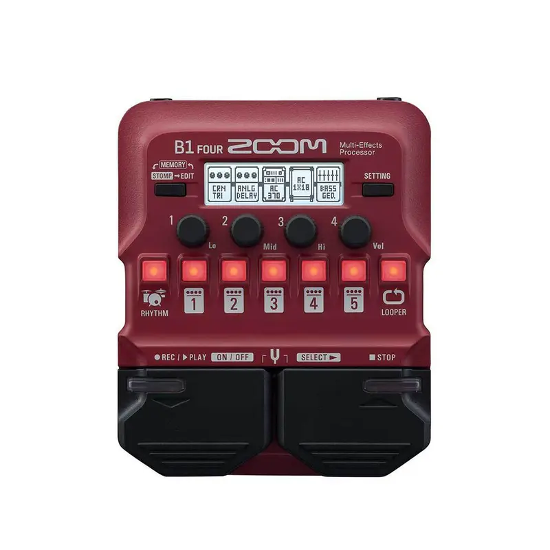 Zoom B1 Four Bass Effects Pedal