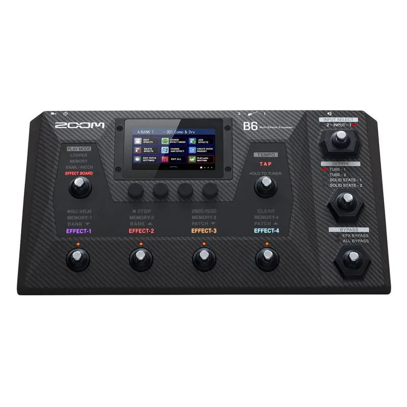 Zoom B6 Bass Effects & Amp Simulator