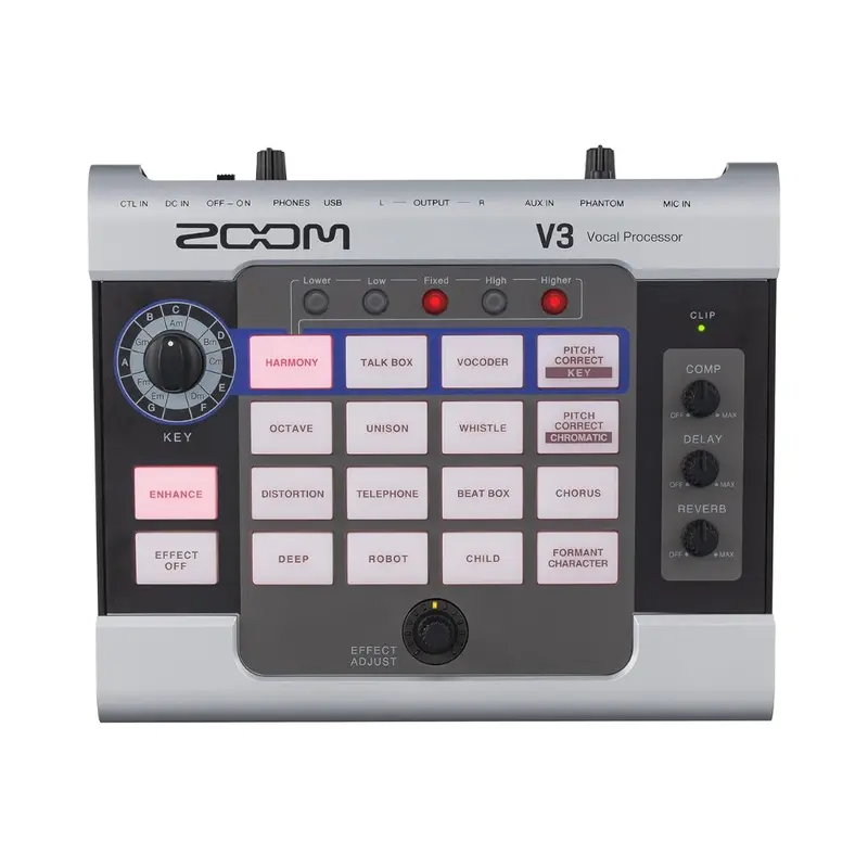 Zoom V3 Multi-Effects Vocal Processor