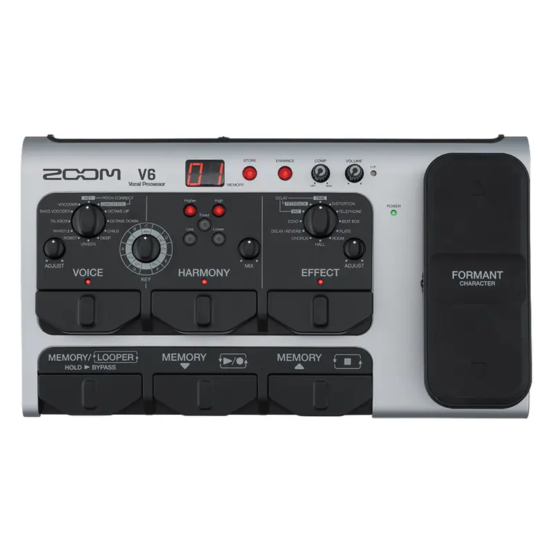 Zoom V6 Multi Effects Vocal Processor