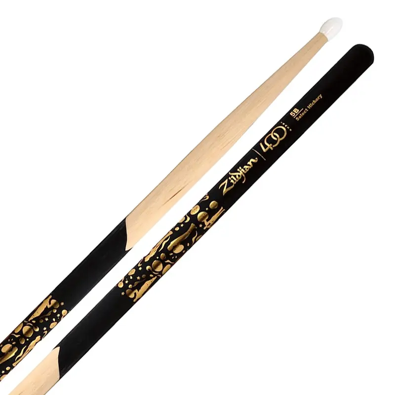 Zildjian Drumsticks LE 400 Anniversary 5BN - Nylon - Black/Gold Dip