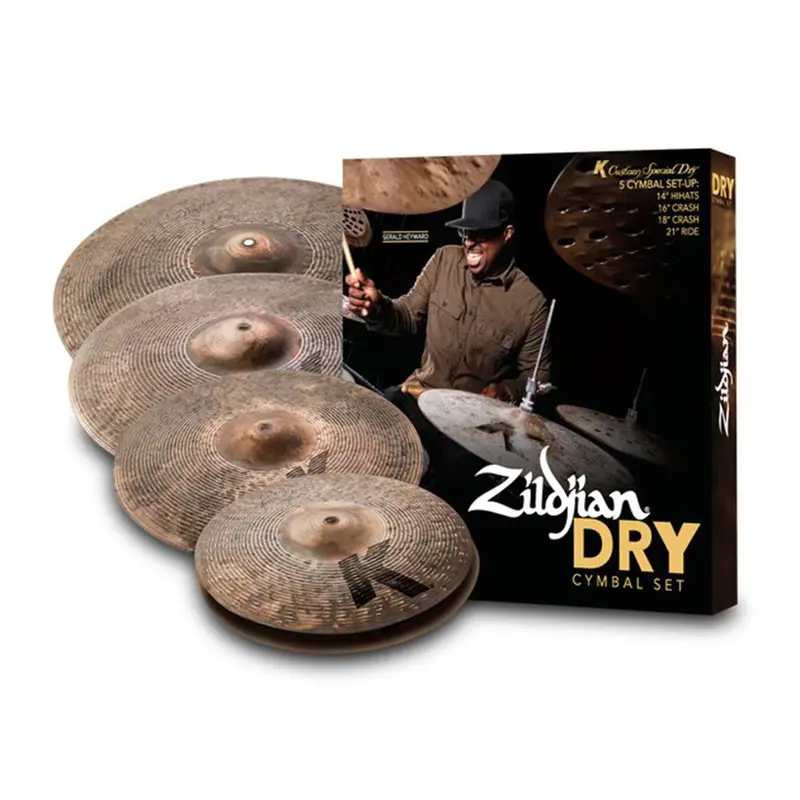 Zildjian K Custom Dry Cymbal Pack - 14" 16" 18" 21"