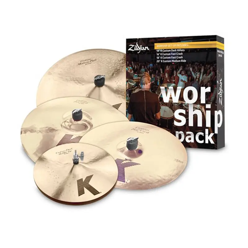 Zildjian K Custom Worship Cymbal Pack - 14" 16" 18" 20"