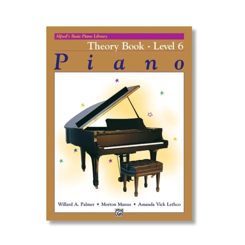 Alfred's Basic Piano Library Theory Book - Level 6