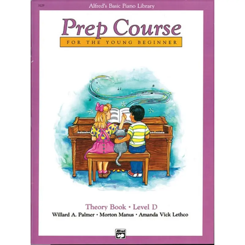Alfred's Basic Piano Prep Course Theory Book Level D