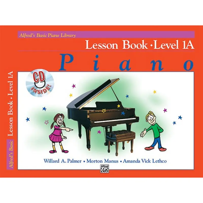 Alfred's Basic Piano Library Lesson Book Level 1A