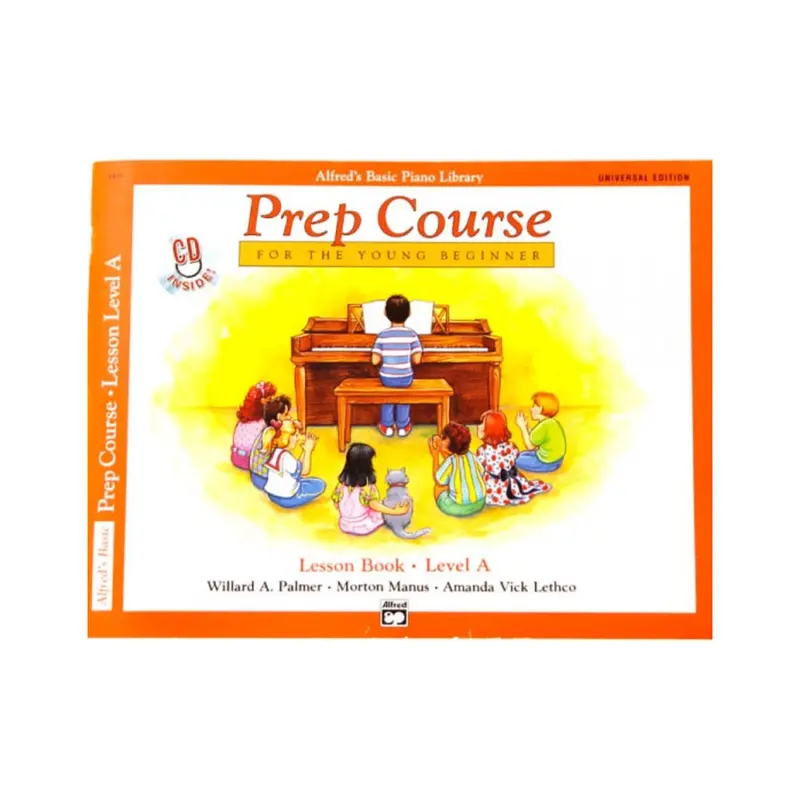 Alfred's Basic Piano - Prep Course Lesson Level A Book/CD