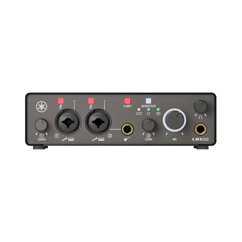 Yamaha UR22-MK3 USB-C Audio Interface with Software Suite - Black