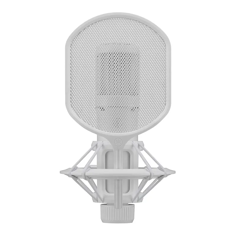 Yamaha YCM705 Condenser Microphone w/Shock Mount & Pop Filter - White