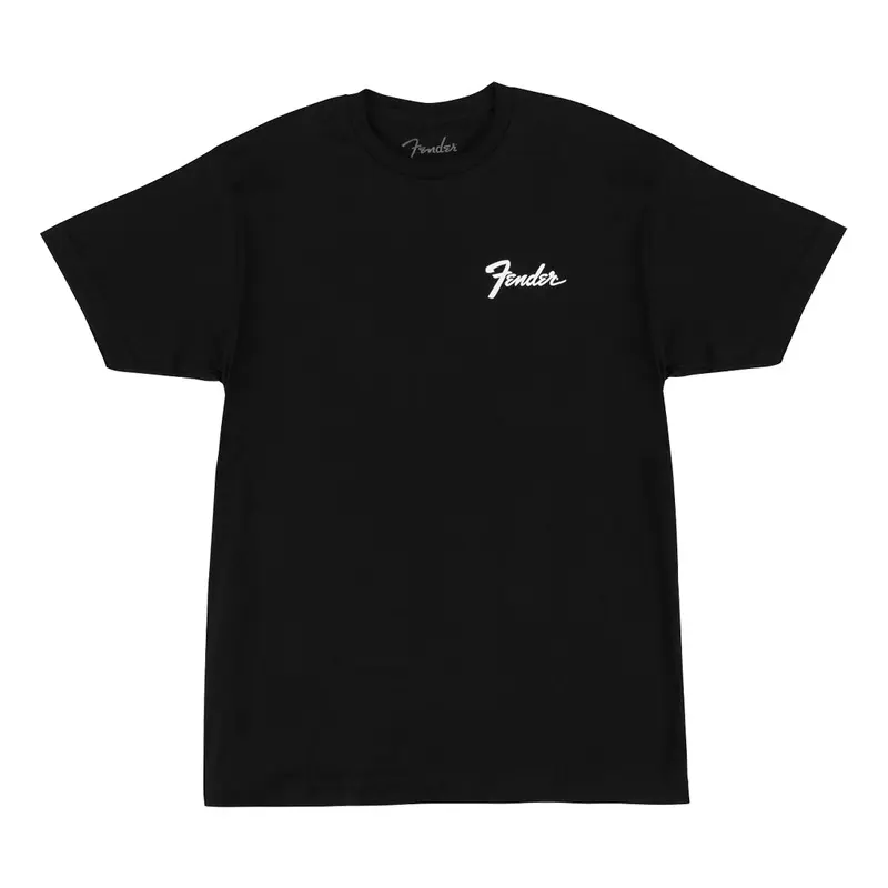 Fender Transition Logo Black Tee in Small