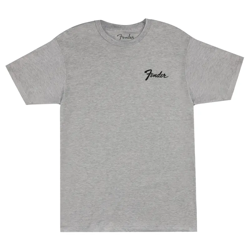 Fender Transition Logo Gray Tee in XL