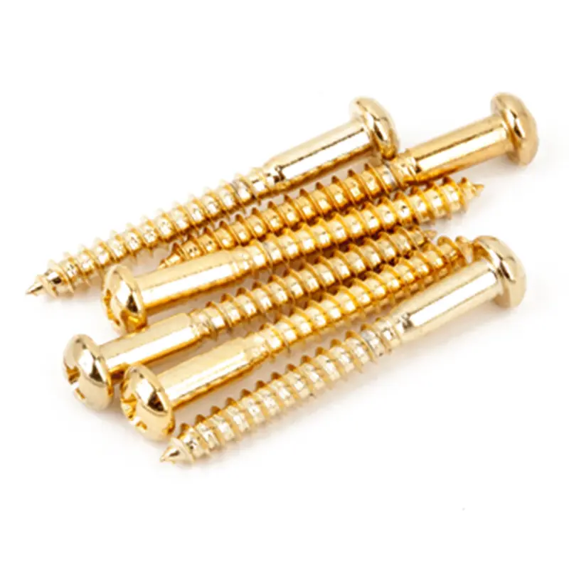 Fender Screw Wood 6x1 - 1/4 RH PH Gold (6)