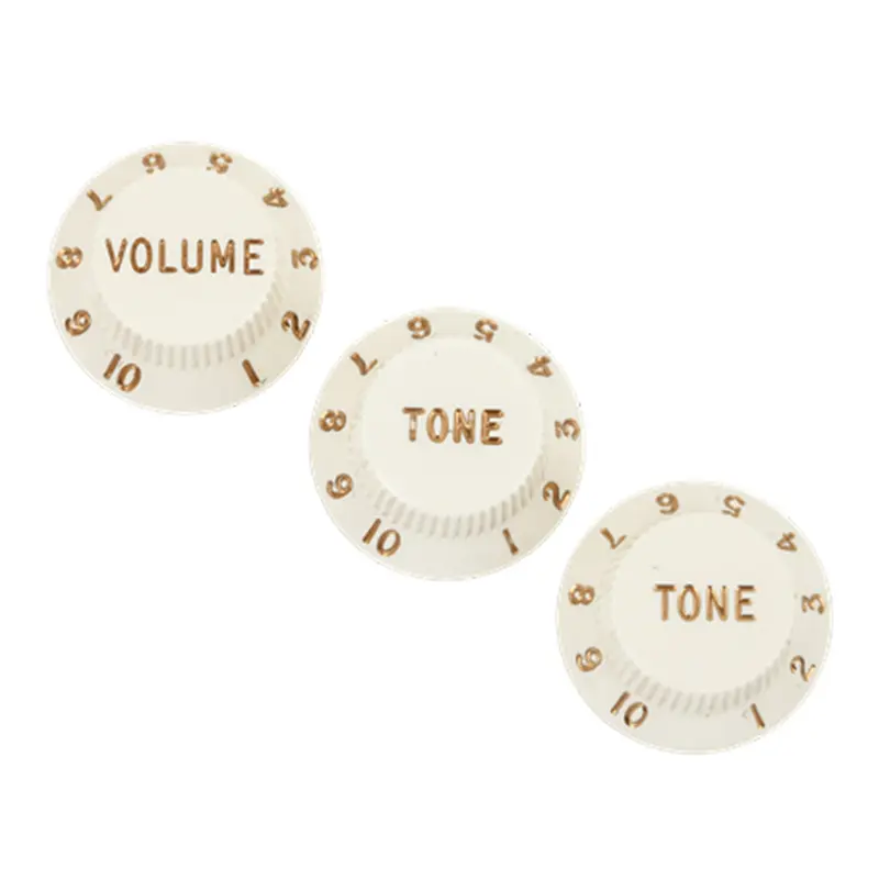 Fender Stratocaster Knobs Parchment