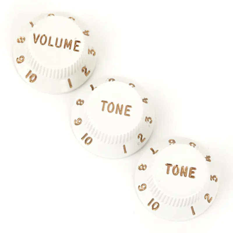 Fender Stratocaster Knobs White