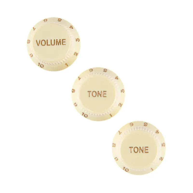 Fender Stratocaster Soft Touch Knobs Aged White