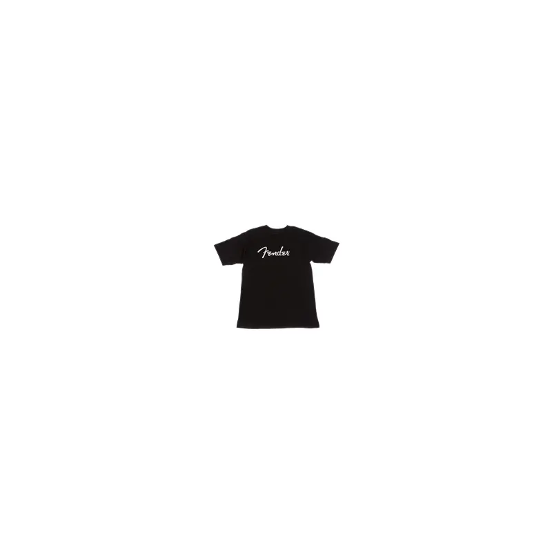 Fender Tee Spaghetti Logo - Black - Medium