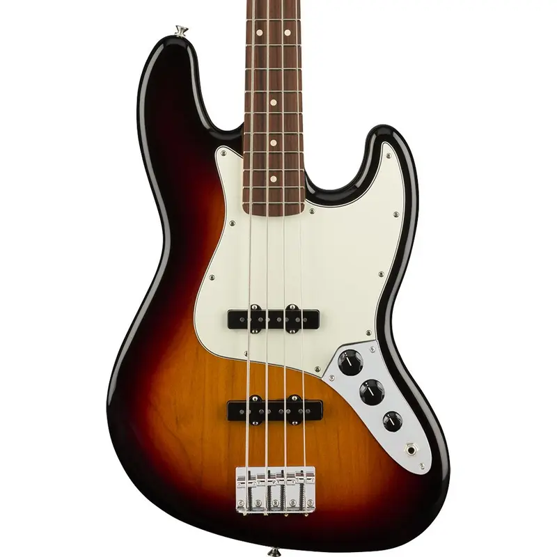 Fender Player Jazz Bass - 3 Tone Sunburst - Pau Ferro
