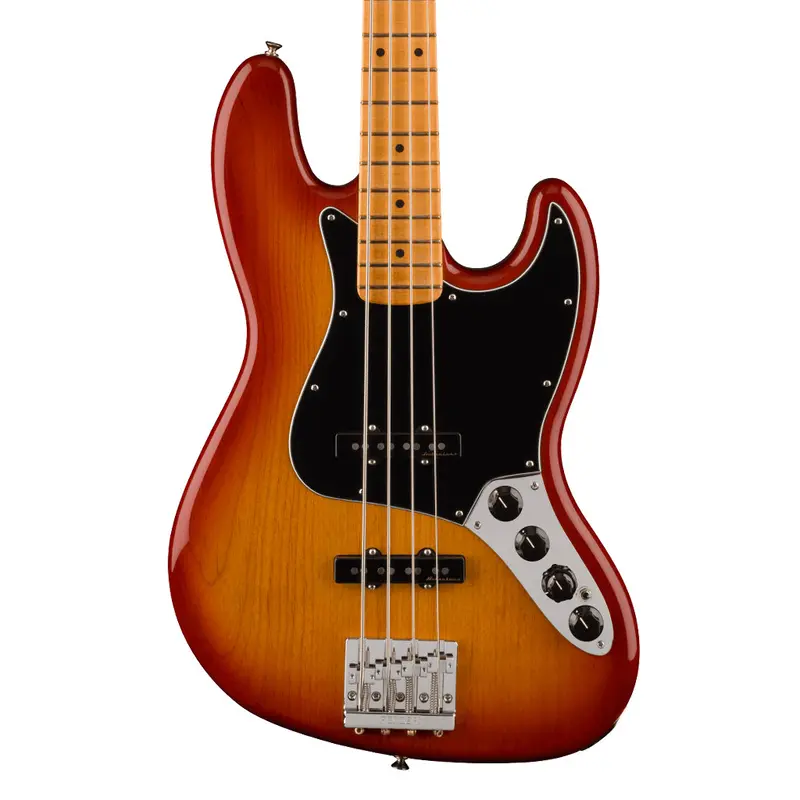Fender Player Plus Jazz Bass, Maple Fingerboard, Sienna Sunburst