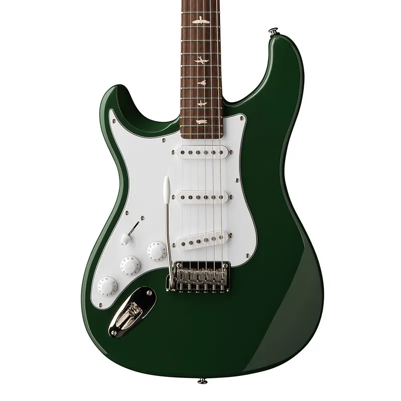 PRS SE Silver Sky Rosewood Fretboard Left Handed - Laurel Green