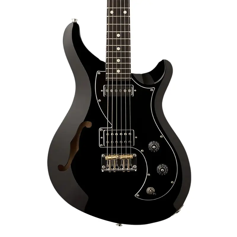 PRS S2 Vela Semi-Hollow - Black - Dot Inlay