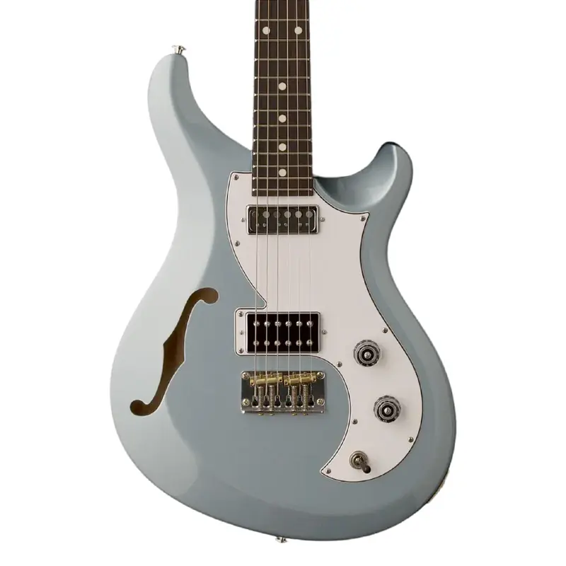 PRS S2 Vela Semi-Hollow - Frost Blue Metallic - Dot Inlay
