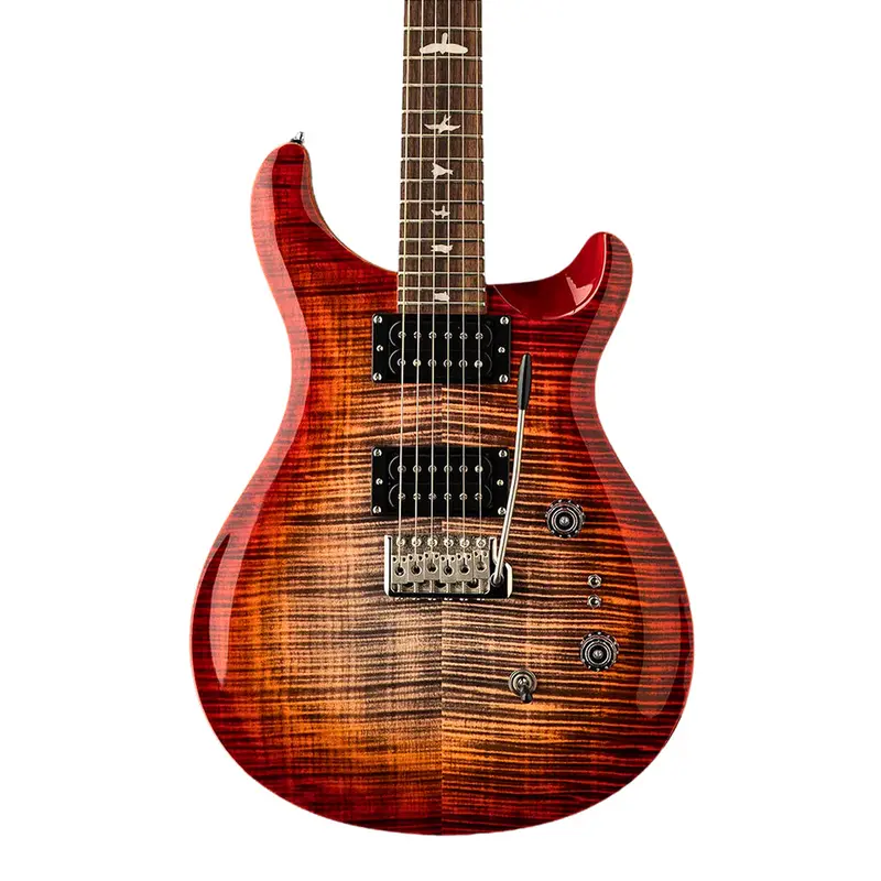 PRS SE Custom 24 08 - Charcoal Cherry Burst