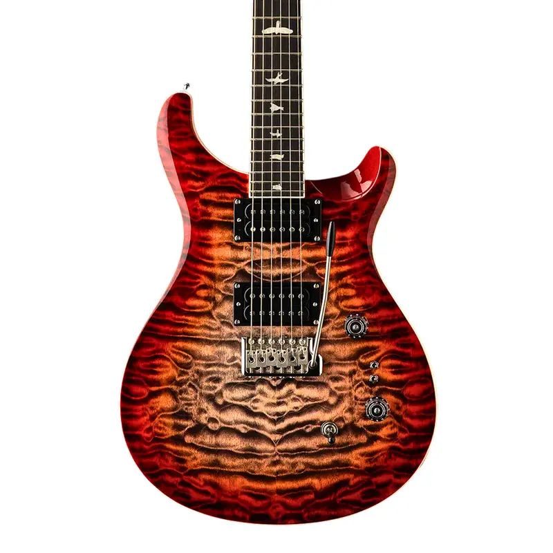 PRS SE Custom 24 08 Quilt - Charcoal Cherry Burst