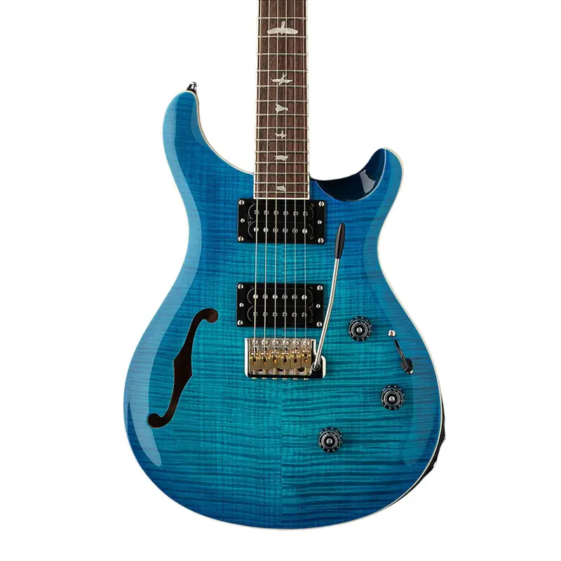 PRS SE Custom 24 Semi Hollow Piezo - Lake Blue