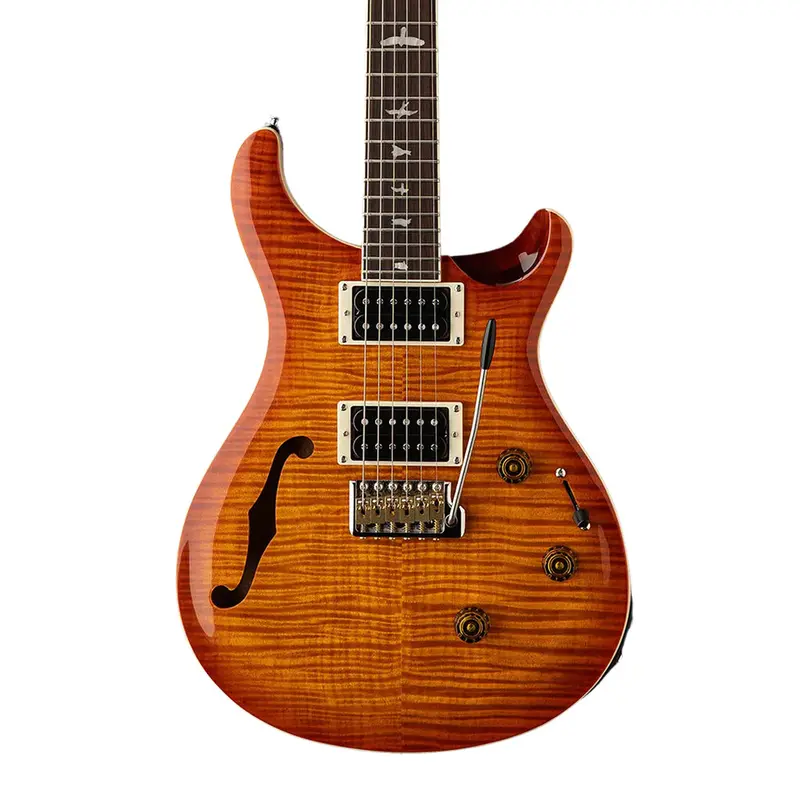 PRS SE Custom 24 Semi Hollow Piezo - Vintage Sunburst