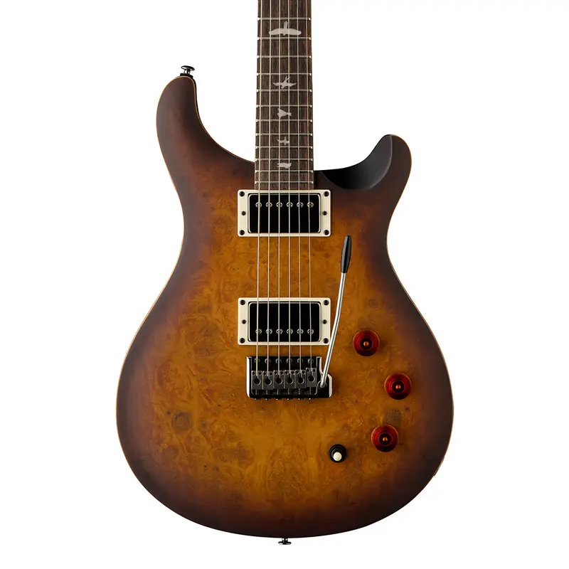 PRS SE Exotic Veneer Limited Edition DGT Laurel Burl - McCarty Tobacco Burst