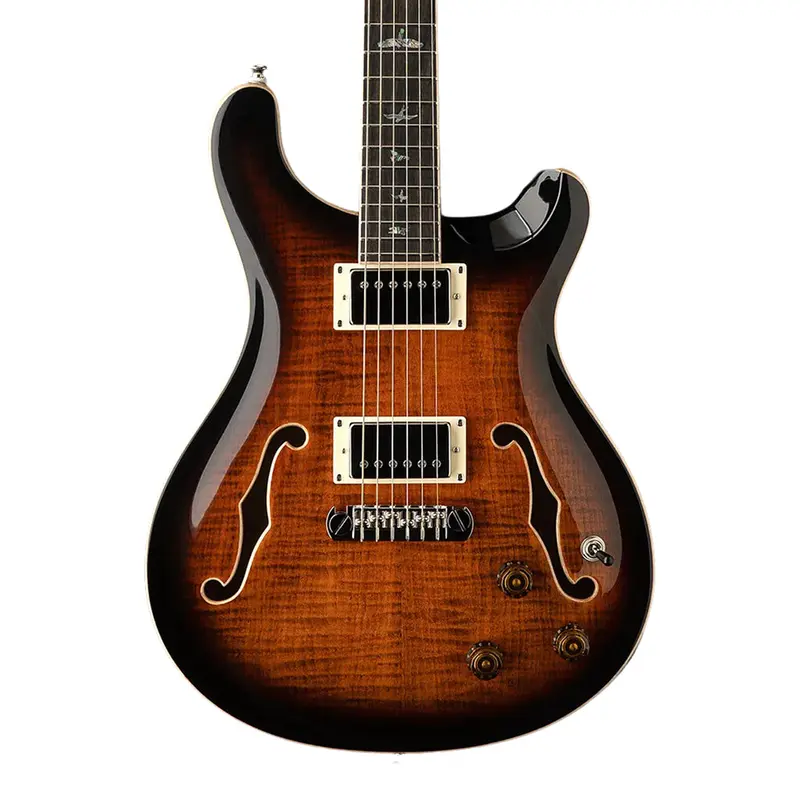 PRS SE Hollowbody II Piezo - Orange Tiger Smoke Burst